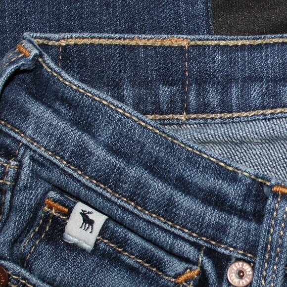 Abercrombie New York Girls Cute Stretch Slim Jeans - Picture 7 of 8